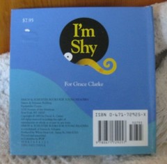 I’M SHY ~ A Bashful Little Pop-Up Book ~ By David A. Carter ~ 1993