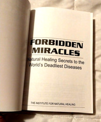 Forbidden Miracles Natural Healing Secrets Disease INH Medicine Health Nutrition