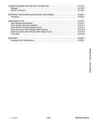 BOBCAT S650 Skid Steer Loader Service Manual SN A3NV11001 Up 2018, FOLDOUTS