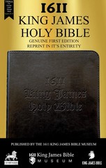 1611 King James Bible AV1611 Facsimile w/ Apocrypha in Faux Leather Softcover
