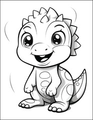 NEw Baby Dinosaur Coloring Book – Fun & 5. Spiral Bound Coloring Book