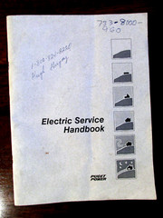 PUGET POWER ELECTRIC SERVICE HANDBOOK Manual Guide 47 pages