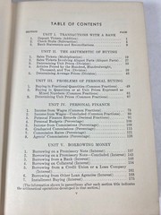 1948 Applied Business Arithmetic Curry Piper School Text Book HC Fifth Edition