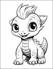 NEw Baby Dinosaur Coloring Book – Fun & 5. Spiral Bound Coloring Book