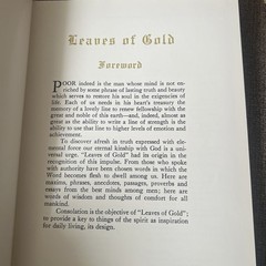 Leaves of Gold Hardcover Faux Leather Bound Book