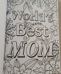 LOVE YOU MOM ADULT COLORING BOOK – 2021 TOPIX MEDIA – 47 FESTIVE COLORING PAGES
