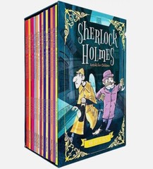 Sherlock Holmes Collection Box Set 16 Books Retold For Children Conan Doyle NEW