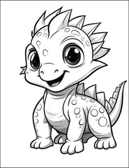NEw Baby Dinosaur Coloring Book – Fun & Educational Activity for Kids A