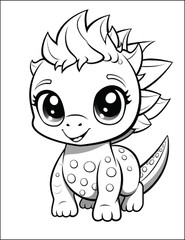 NEw Baby Dinosaur Coloring Book – Fun & Educational Activity for Kids A