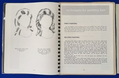 Vintage 1980 Portrait Method by Jane Marcks-47 Pages Portrait Study #4 Painting