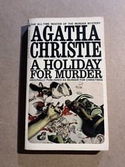 A HOLIDAY FOR MURDER by Agatha Christie vintage 1972 Pocket paperback