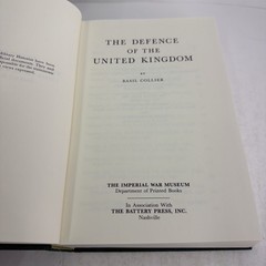 The Defence of the United Kingdom – WWII British Official History Hardcover