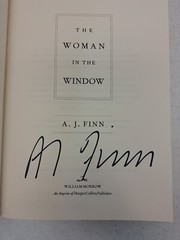 RARE signed advanced reader’s edition by A.J. Finn-The Woman in the Window