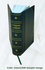 The Dispensatory of The United States of America 21st Edition 19 [Leather Bound]
