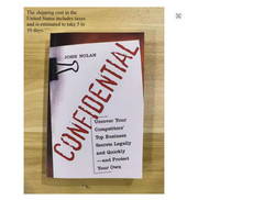 confidential book john nolan( Reprinted Version, Paperback)/Free Shipping