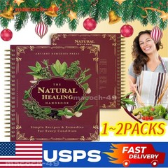 The Natural Healing Handbook, Spiral-Bound Guide For Herbal Remedies And Natural
