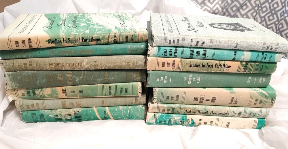 Bible Study Textbook Series College Press Lot Of 14 Bible Books F216