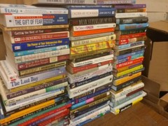 Books by Genre 20 LBS (Pounds) Box Value Lot Sorted Fiction/Nonfiction HB/PB SET