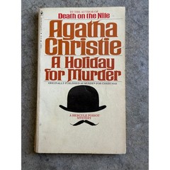 Agatha Christie A Holiday for Murder Hercule Poirot Mystery Vintage Paperback
