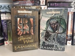 R.A. Salvatore – 30 books, incl The Legend of Drizzt 1-10, Neverwinter 1-3, more