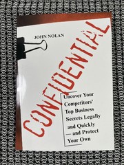 CONFIDENTIAL WRITTEN BY JOHN NOLAN PAPERBACK FREE SHIPPING US STOCK