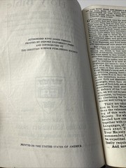 Vintage Oxford University Press Blue Gray Leather KJV Bible