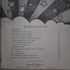 VGT Stevie Wonder – featuring “THE MOTOWN SOUND” 47 Pages Songbook Jobete 1969
