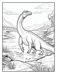 “Cute Dinosaur Coloring Book | Easy, Cute & Relaxing Designs | Perfect Gift Ide