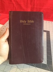 Vintage 1973 Holy Bible Concordance Red Letter Edition Word Aflame Press Rare