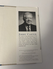 Signed Jimmy Carter An Hour Before Daylight First Ed HCDJ And Library Ticket
