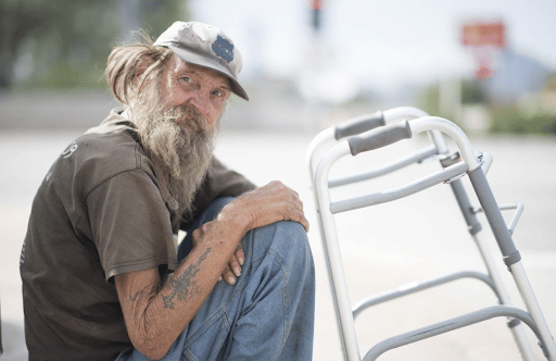 Volunteer Page Image - Homeless Man